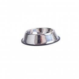 Miska metalowa dla psa na gumie antypoślizgowej 300 ml
