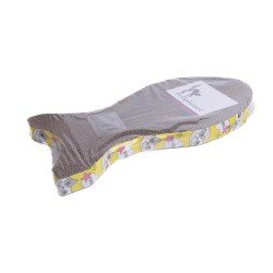 Drapak ryba dla kota z tektury falistej z kocimiętką i sznurkiem, 50 x 23 x 3,5 cm