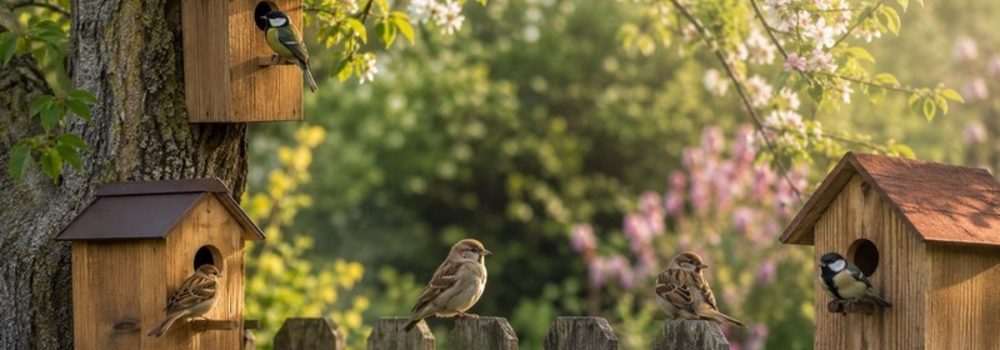 budki lęgowe dla dzikich ptaków